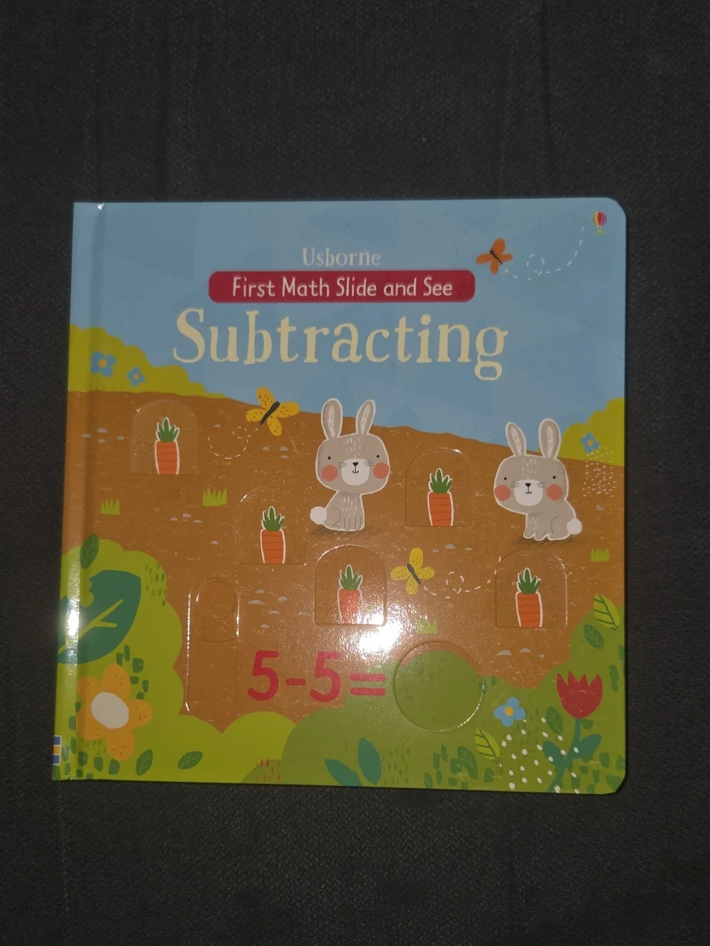 Usborne Subtracting First Math Slide and See Book